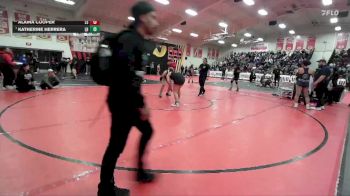 170 lbs Champ. Round 3 - Katherine Herrera, La Habra vs Alaina Cooper, Lincoln, Stockton