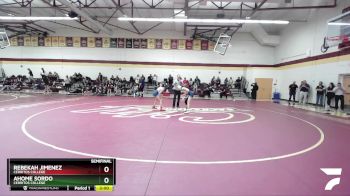 102 lbs Semifinal - Rebekah Jimenez, Cerritos College vs Ahome Sordo, Cerritos College