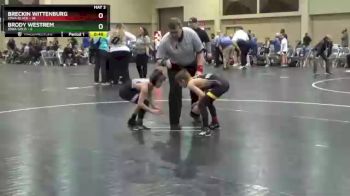 70 lbs Finals (2 Team) - Brody Westrem, Iowa Gold vs Breckin Wittenburg, Iowa Black