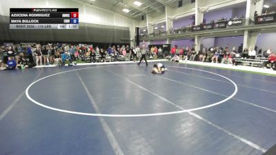 110 lbs Champ. Rd Of 16 - Azucena Rodriguez, New Wave Wrestling Club vs Maya Bullock, Club Madison Wrestling