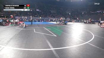 6A/5A Girls 100 Cons. Semi - Chevelle Boynton, Crook County Girls vs Kiana Wedel, Century Girls