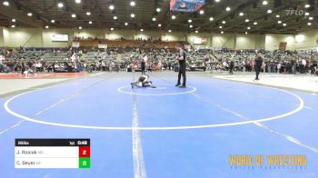 85 lbs Consi Of 4 - Justin Rosiak, Mad Dawg Wrestling Club vs Carson Beyer, Nevada Elite