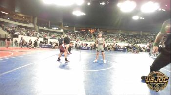 80 lbs Consi Of 8 #1 - Ethan Thompson, D3 Wrestling Cluib vs Bentley Skinner, Eufaula Ironheads Wrestling Club