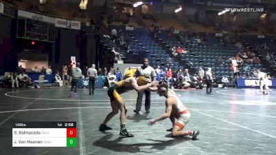149 lbs Consolation - Brevin Balmaceda, Oklahoma State vs Jaden Van Maanen, North Dakota State
