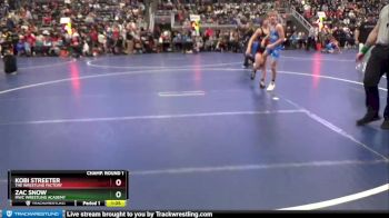 100 lbs Champ. Round 1 - Zac Snow, MWC Wrestling Academy vs Kobi Streeter, The Wrestling Factory