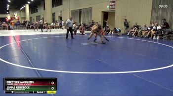 126 lbs 1st Place Match - Preston Waughtel, Purler Wrestling Academy vs Jonas Rebstock, Boumans Wrestling