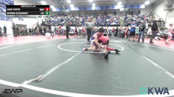 84 lbs Semifinal - Jake Potts, Wagoner Takedown Club vs Bowen Schubert, Chandler Takedown Club