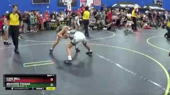 95 lbs Round 1 (6 Team) - Case Bell, POWA vs Braydon Tougas, Peer Pressure Elite