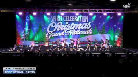 Spirit Xtreme - Power [2025 L2 Senior Day 2] 2025 Spirit Celebration Christmas Grand Nationals