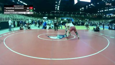 165 lbs Cons. Round 1 - DJ Rogers, Mt. Pisgah Christian School vs SEBASTIAN HERNANDEZ, Clearwater Cen Catholic