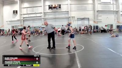 100 lbs Round 4 (6 Team) - Maddox Stultz, Contenders WA Blue vs Alex Collins, Phoenix WC