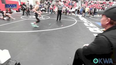 92 lbs Semifinal - Jacob Boren, Verdigris Youth Wrestling vs Sean Barton, Warrior Wrestling Club