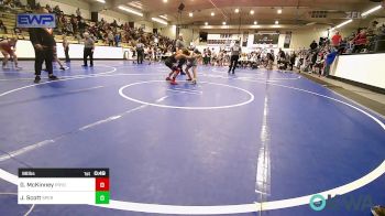 96 lbs Rr Rnd 1 - Gaige McKinney, Pryor Tigers vs Jordan Scott, Sperry Wrestling Club