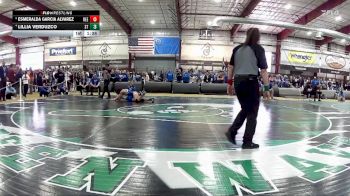 140 lbs 3rd Place Match - Esmeralda Garcia Alvarez, Reed vs Lillia Verduzco, South Tahoe