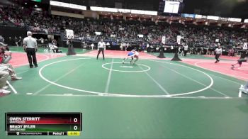 100 lbs Cons. Round 5 - Brady Byler, Unattached vs Owen Sterritt, Unattached