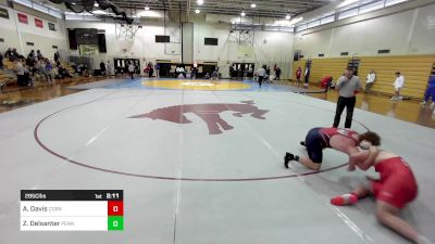 285C lbs Rr Rnd 1 - Ashton Davis, Cornell vs Zach Delsanter, Penn