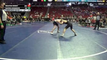 3A-150 lbs 3rd Place Match - Braxton Winkey, Ames vs Easton Jorgenson, Waverly-Shell Rock