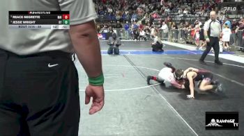 58 lbs 1st Place Match - Jesse Wright, OZ Trojan vs Reace Negrette, Maize