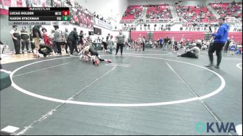 73-76 lbs Rr Rnd 2 - Lucas Holder, Murray County Takedown Club vs Kason Steckman, Piedmont