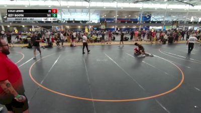 157 lbs Cons. Round 3 - Izzy Booth, Tiger Wrestling Club vs Cole Lewis, Unattached