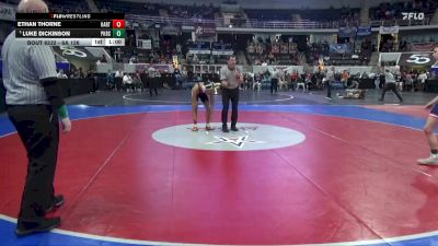 6A 126 lbs Cons. Semi - Luke Dickinson, Pike Road School vs Ethan Thorne, Hartselle