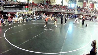 120 lbs Champ. Round 1 - Yazzmiinee Enderle, Grand Island Legacy Girls Wrestling Club vs Jayde Murray, Nebraska Wrestling Academy