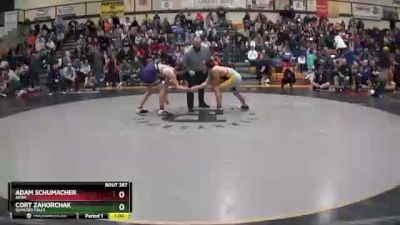 175 lbs Cons. Round 2 - Cort Zahorchak, Olmsted Falls vs Adam Schumacher, Avon