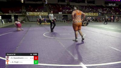 285 lbs Round Of 32 - Sam Oppedisano, Massachusetts vs Austin Pugh, Tennessee