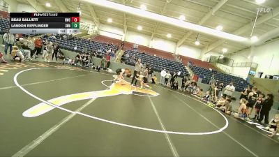 81 lbs Round 1 (16 Team) - Landon Ripplinger, Sanderson Wrestling Academy vs Beau Balliett, RWC - Roy Wrestling Club