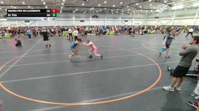135 lbs Champ. Round 2 - El Tha, Unattached vs Madelynn McClements, Unattached