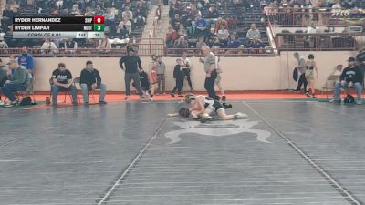 75_B lbs Consi Of 8 #1 - Ryder Hernandez, Shippensburg vs Ryder Limpar, Northampton