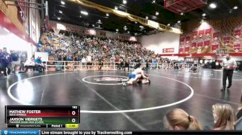 182 lbs Champ. Round 1 - Mathew Foster, Rock Springs vs Jaxson Viergets, Thunder Basin High School