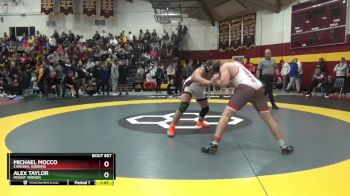 285 lbs Semifinal - Michael Mocco, Cardinal Gibbons vs Alex Taylor, Mount Vernon