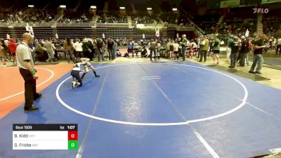 69 lbs Round Of 16 - Bobby Tyler Kidd, Victory WC vs Gunner Fricke, Mat Pac WC