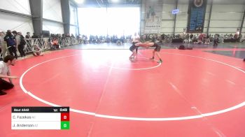 132 lbs Consi Of 64 #1 - Corey Fazekas, NC vs Jayden Anderson, AZ