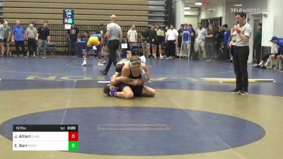 157 lbs Round Of 32 - John Altieri, Clarion vs Ethan Barr, Kent State
