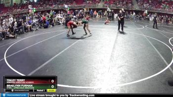 95 lbs Semifinal - Tinley Terry, Nebraska Wrestling Academy vs Braelynn Furman, O`Neill Leprechaun Wrestling