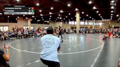 115 lbs Champ. Round 1 - Ty Bowser, Predator Wrestling vs Alexander Whitted, Champion`s Path