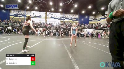 91 lbs Rr Rnd 2 - Emersyn Rylant, Norman Grappling Club vs Alana Abbott, F-5 Grappling