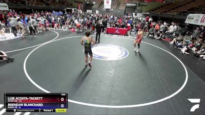 144 lbs Round 2 (16 Team) - Romeo Barahona, KCWA-FR vs Mikey Houck, NAWA-FR