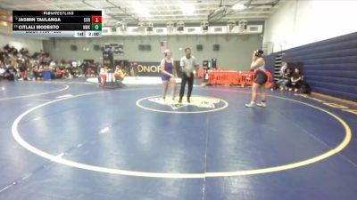 235 lbs Champ. Round 1 - Citlali Modesto, Norwalk vs Jasmin Taulanga, Corona