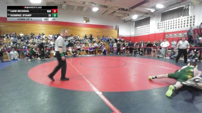 138 lbs Consi Of 4 - Liam McGrail, Windham vs Dominic Stamp, Bishop Guertin