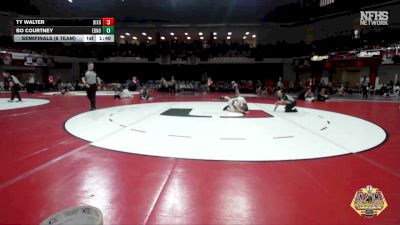 106 lbs Semifinals (8 Team) - Ty Walter, BIXBY vs Bo Courtney, EDMOND NORTH