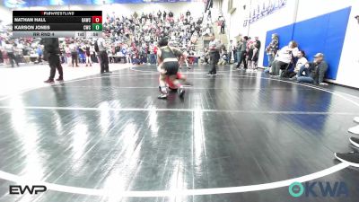 120 lbs Rr Rnd 4 - Nathan Hall, Broken Arrow Wrestling Club vs Karson Jones, Claremore Wrestling Club