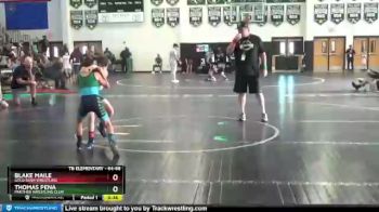 64 lbs Round 2 - Thomas Pena, Panther Wrestling Club vs Blake Maile, Gold Rush Wrestling