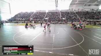 138 lbs Quarterfinal - Manuel Saldate, SLAM! NEVADA vs Zach Krainbrink, Damonte Ranch