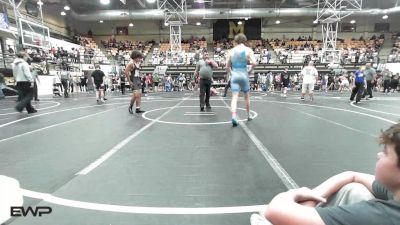 144 lbs Quarterfinal - Crew Lashbrook, Unattached vs DeVon Dirham, Midwest City Bombers Youth Wrestling Club