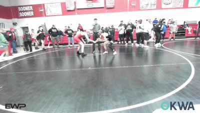 132 lbs Rr Rnd 3 - Elijah Crane, Midwest City Bombers Youth Wrestling Club vs Brody Keller, Grove Takedown Club