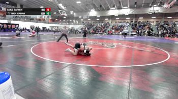 184 lbs Cons. Round 2 - Tyler Hanna, Southeastern vs Luke Sarich, Missouri Valley