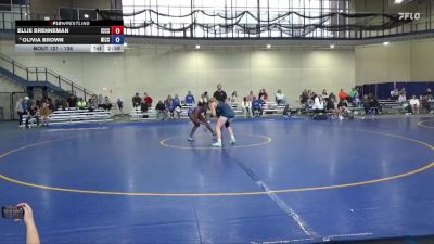 138 lbs Cons. Semi - Olivia Brown, North Iowa Area CC vs Ellie Brenneman, Iowa Central Community College